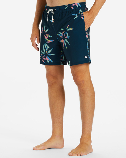 3 Sundays Layback Boardshorts 17" Blue ABYBS00253 Billabong