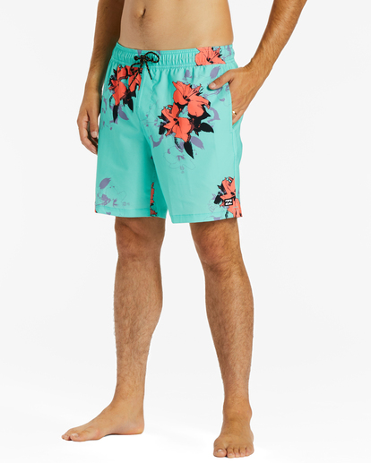 3 Sundays Layback Boardshorts 17" Blue ABYBS00253 Billabong