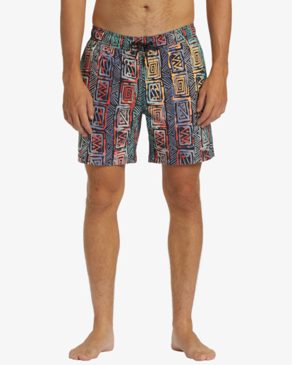 2 Sundays Layback Boardshorts 17" Orange ABYBS00253 Billabong