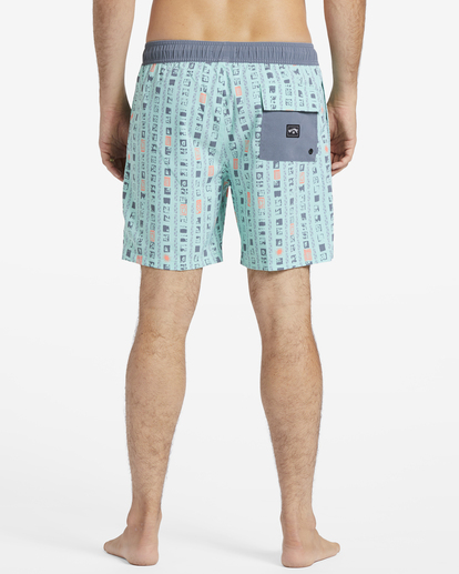 4 Sundays Layback Boardshorts 17" Green ABYBS00253 Billabong