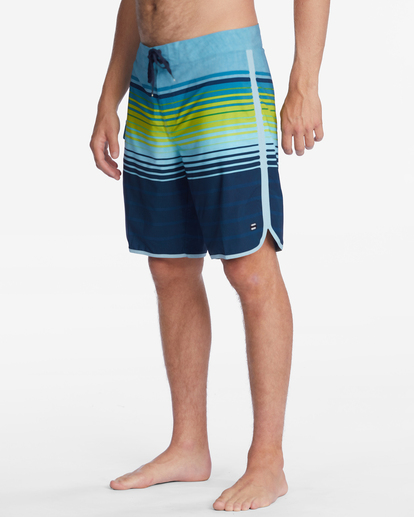 3 73 Stripe Pro Boardshorts 20" Green ABYBS00262 Billabong