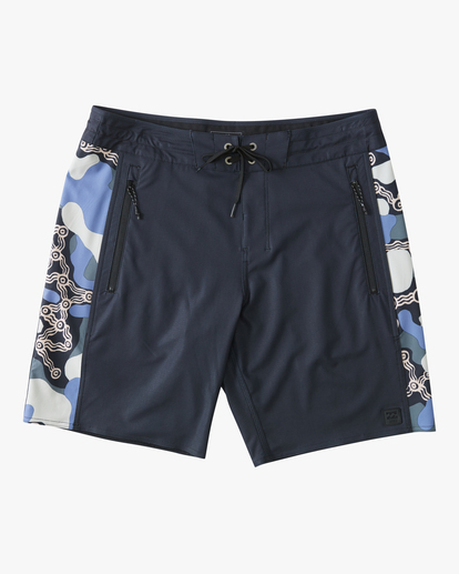 Voyager Board Shorts - Black/White – Tamba Surf Company