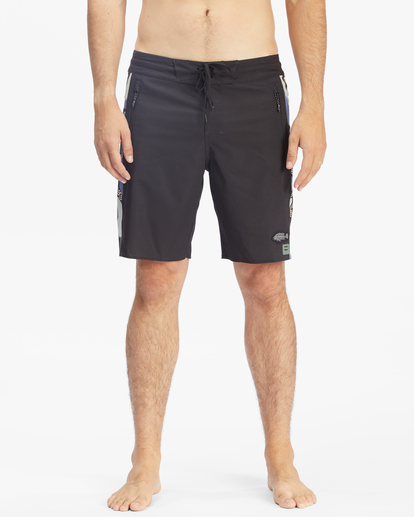 3 A/Div Otis Surftrek D Bah Lo Tide Boardshorts 19" Black ABYBS00270 Billabong