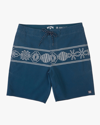 0 Tribong Lo Tide Boardshorts 19" Blue ABYBS00337 Billabong