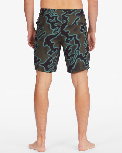 4 A/Div Surftrek CiCLO® Lo Tide Boardshorts 18.5" Green ABYBS00346 Billabong