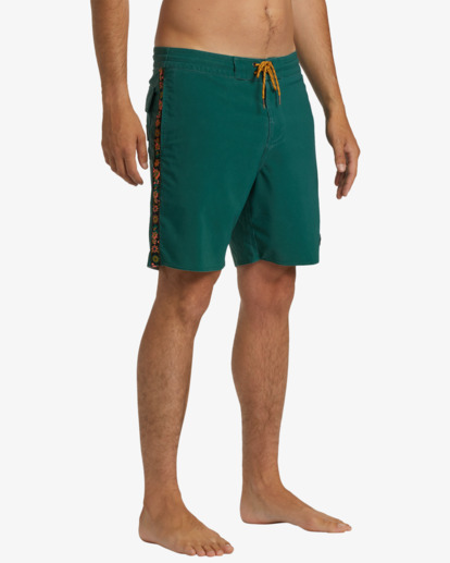 4 D Bah Lo Tide Boardshorts 18" Green ABYBS00347 Billabong