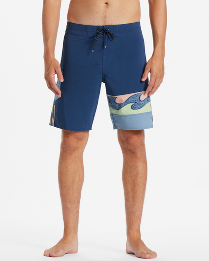 2 Burleigh Pro Performance 19" Boardshorts Blue ABYBS00373 Billabong