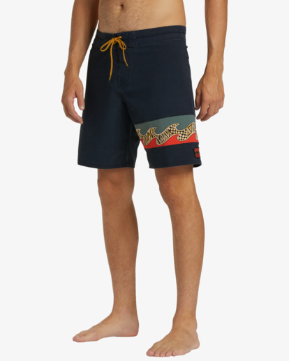 3 Burleigh Pro Performance 19" Boardshorts Black ABYBS00373 Billabong