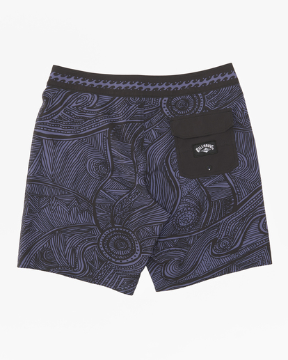 1 Sundays Pro Performance 19" Boardshorts Purple ABYBS00387 Billabong