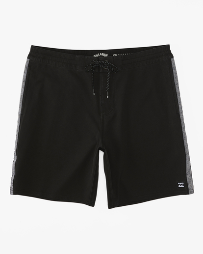 0 D Bah Lo Tide 18" Boardshorts Black ABYBS00397 Billabong