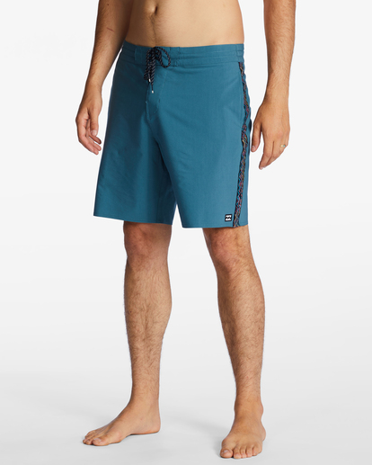 3 D Bah Lo Tide 18" Boardshorts Blue ABYBS00397 Billabong