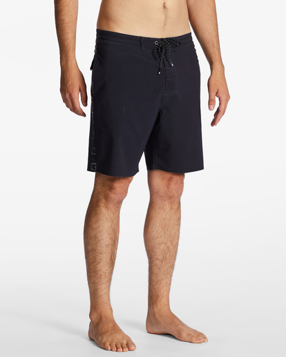4 D Bah Lo Tide 18" Boardshorts Black ABYBS00397 Billabong
