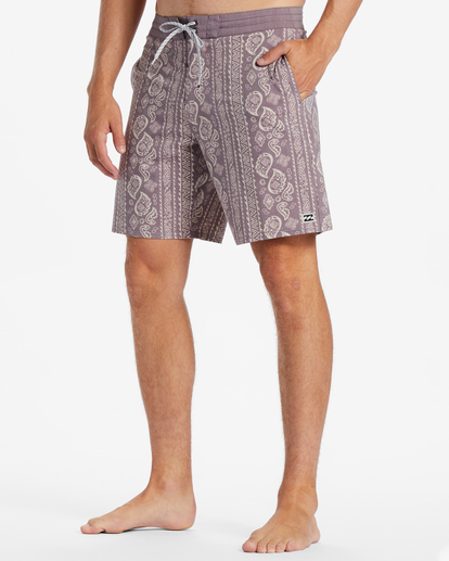 3 Sundays Lo Tide 19" Boardshorts Purple ABYBS00398 Billabong