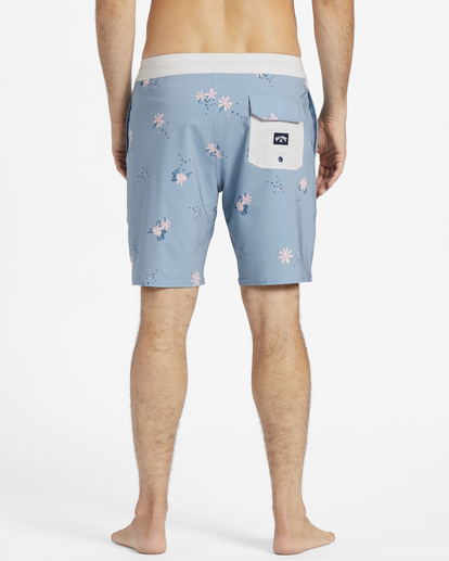 4 Lo Tide 19" Boardshorts Blue ABYBS00447 Billabong