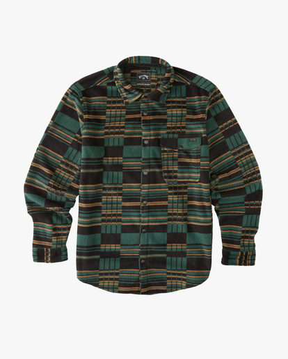 5 A/Div Furnace Flannel Shirt Green ABYFT00101 Billabong