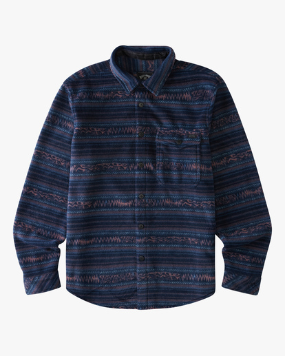 6 A/Div Furnace Flannel Shirt Blue ABYFT00101 Billabong
