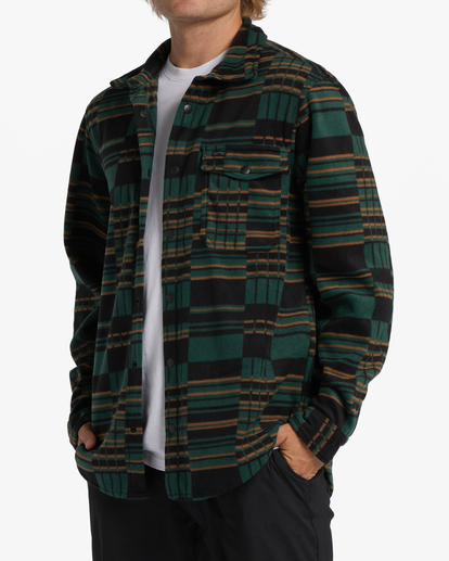 1 A/Div Furnace Flannel Shirt Green ABYFT00101 Billabong