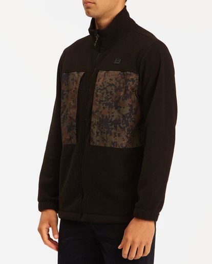 2 A/Div Canyon Graphene Zip-Up Fleece Black ABYFT00186 Billabong