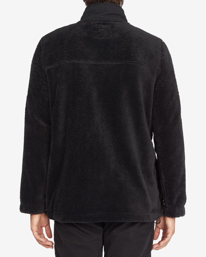 3 A/Div Glacier Mock Neck Zip-Up Jacket Black ABYFT00218 Billabong
