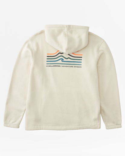 7 A/Div Compass Pullover Hoodie White ABYFT00222 Billabong