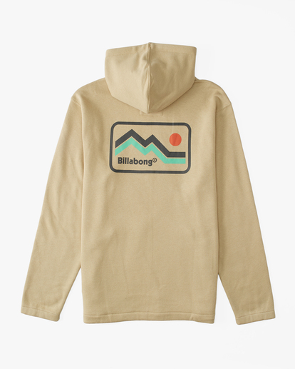 6 A/Div Compass Pullover Hoodie Beige ABYFT00222 Billabong