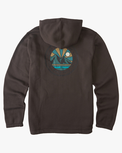 9 A/Div Compass Pullover Hoodie Black ABYFT00222 Billabong