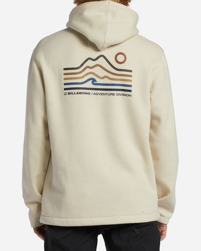 3 A/Div Compass Pullover Hoodie White ABYFT00222 Billabong