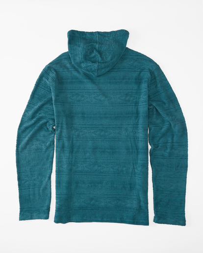 6 Flecker Jacquard Pullover Hoodie Blue ABYFT00223 Billabong