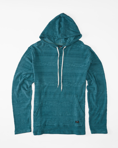 5 Flecker Jacquard Pullover Hoodie Blue ABYFT00223 Billabong