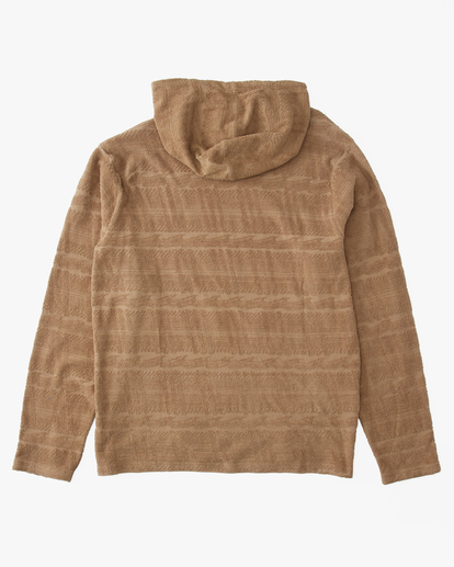 1 Flecker Jacquard Pullover Hoodie Brown ABYFT00223 Billabong