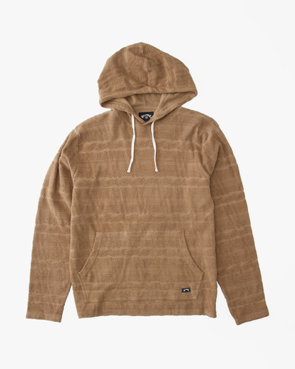 0 Flecker Jacquard Pullover Hoodie Brown ABYFT00223 Billabong