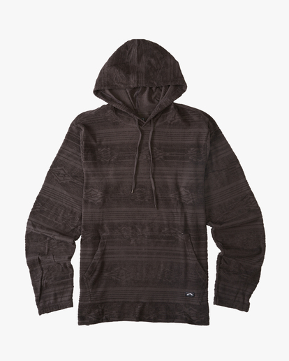 0 Flecker Jacquard Pullover Hoodie Black ABYFT00223 Billabong
