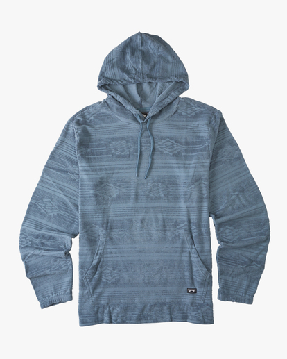 4 Flecker Jacquard Pullover Hoodie Blue ABYFT00223 Billabong