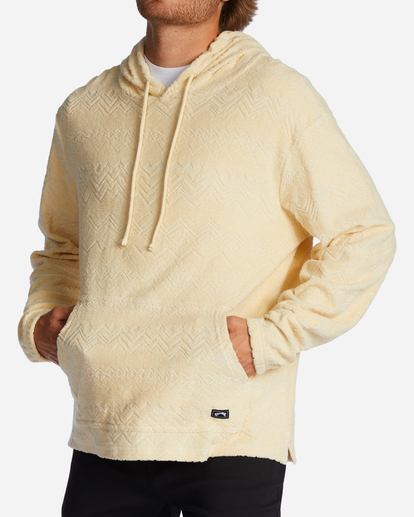 1 Flecker Jacquard Pullover Hoodie Beige ABYFT00223 Billabong