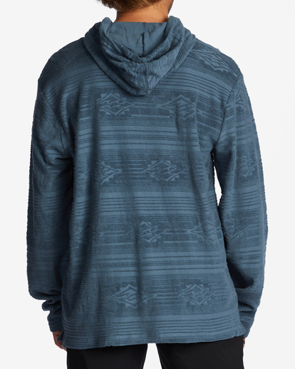 2 Flecker Jacquard Pullover Hoodie Blue ABYFT00223 Billabong