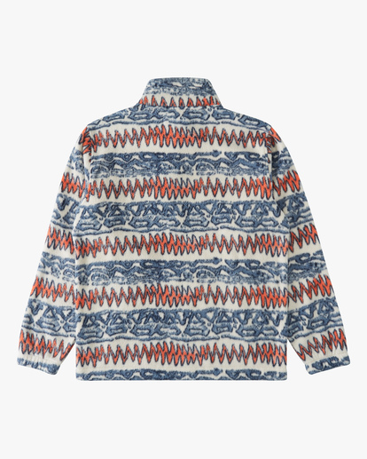 8 A/Div Boundary Half-Zip Mock Neck Pullover Blue ABYFT00231 Billabong