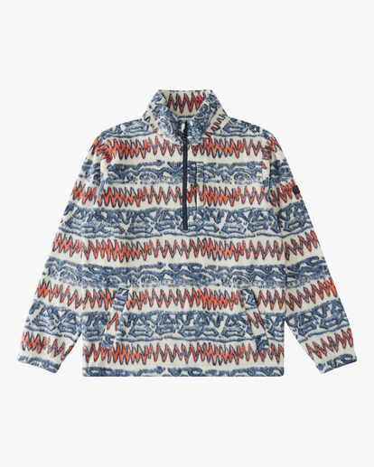 7 A/Div Boundary Half-Zip Mock Neck Pullover Blue ABYFT00231 Billabong