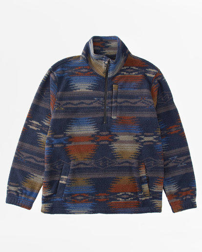 4 A/Div Boundary Half-Zip Mock Neck Pullover Black ABYFT00231 Billabong