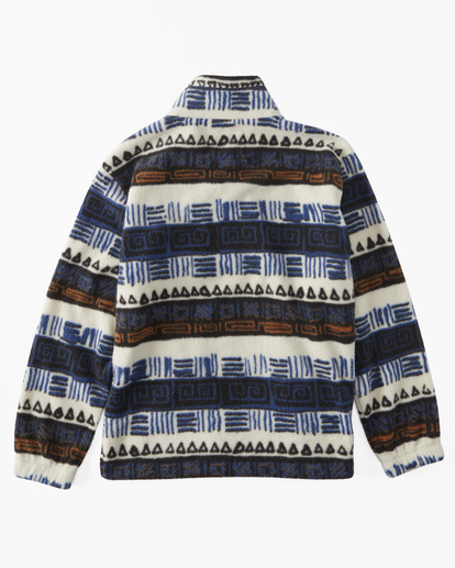5 A/Div Boundary Half-Zip Mock Neck Pullover White ABYFT00231 Billabong