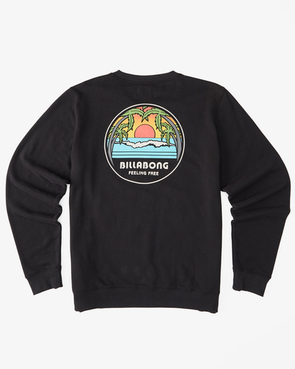 6 Sunset Crewneck Sweatshirt Black ABYFT00262 Billabong