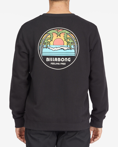 2 Sunset Crewneck Sweatshirt Black ABYFT00262 Billabong