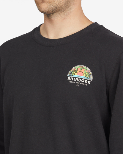 4 Sunset Crewneck Sweatshirt Black ABYFT00262 Billabong