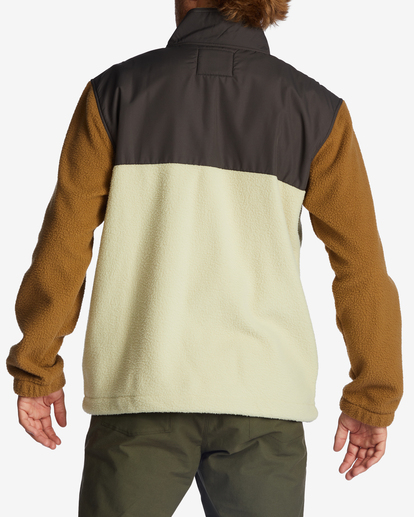 4 A/Div Boundary Trail Zip-Up Fleece Brown ABYFT00313 Billabong