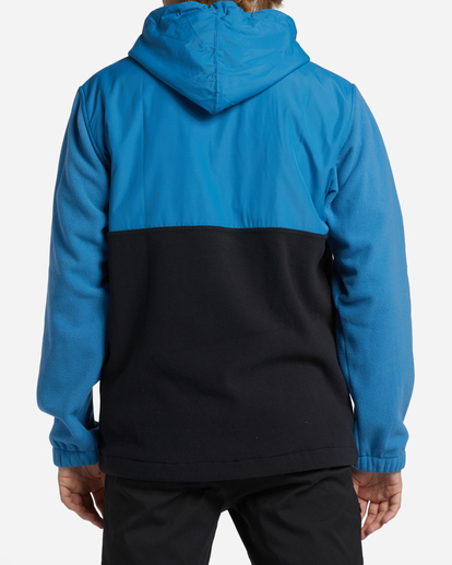 3 A/Div Boundary Hooded Half-Zip Pullover Blue ABYFT00317 Billabong