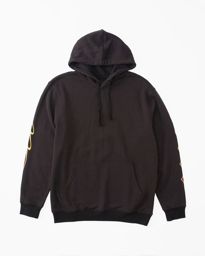 6 Short Sands Pullover Hoodie Black ABYFT00321 Billabong