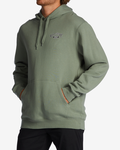 1 Short Sands Pullover Hoodie Green ABYFT00321 Billabong