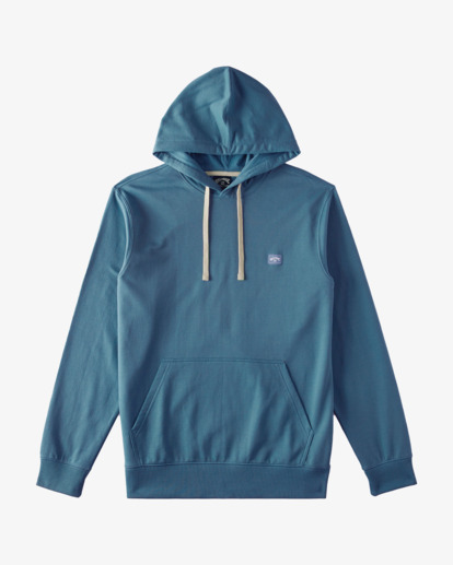 3 All Day Organic Pullover Hoodie Blue ABYFT00336 Billabong