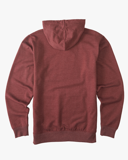 5 All Day Organic Pullover Hoodie Red ABYFT00336 Billabong