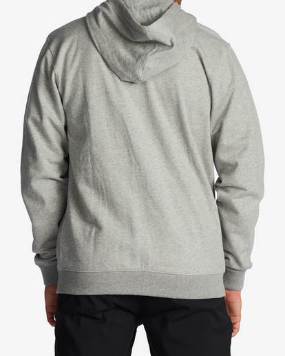 2 All Day Organic Zip-Up Hoodie Grey ABYFT00337 Billabong