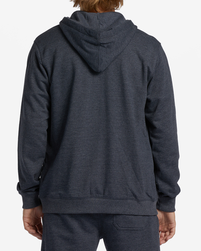 2 All Day Organic Zip-Up Hoodie Blue ABYFT00337 Billabong